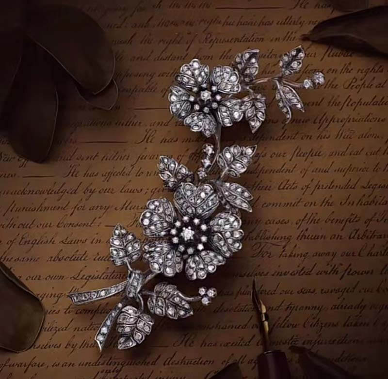 The floral motif is already the most popular theme in jewelry design,