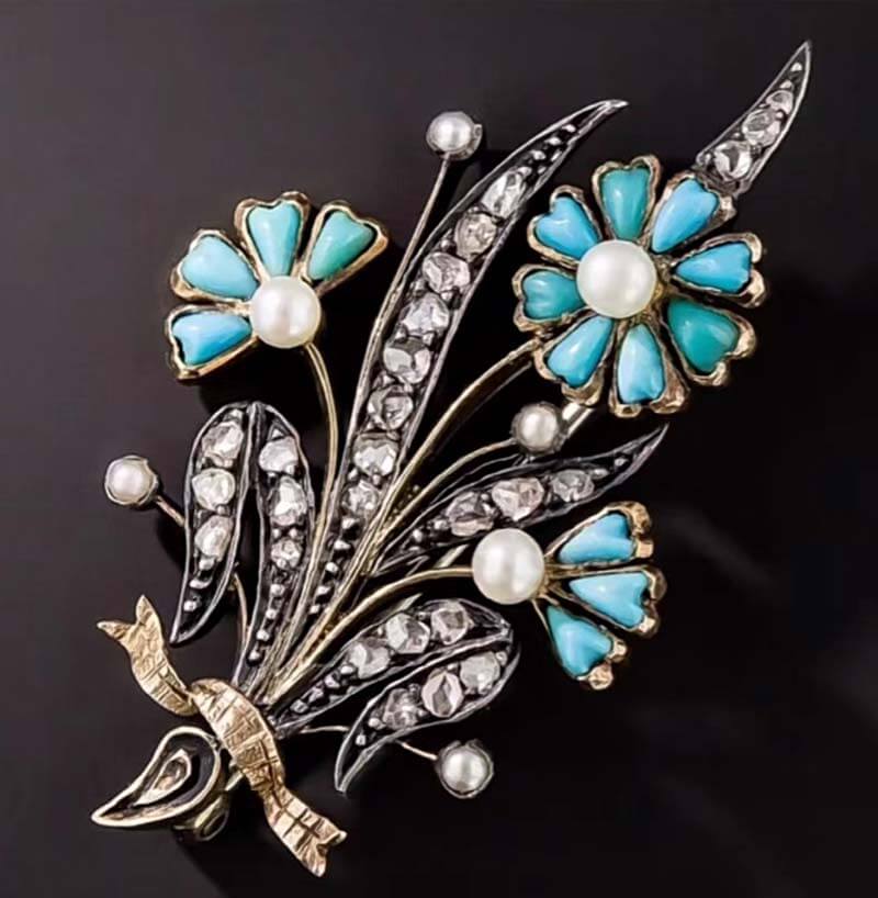 Romantic Motifs in Victorian Jewelry