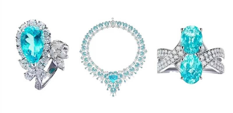 Paraiba necklace