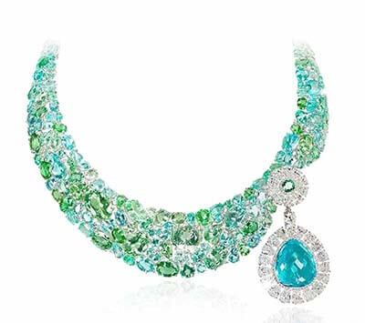  Paraiba necklaces