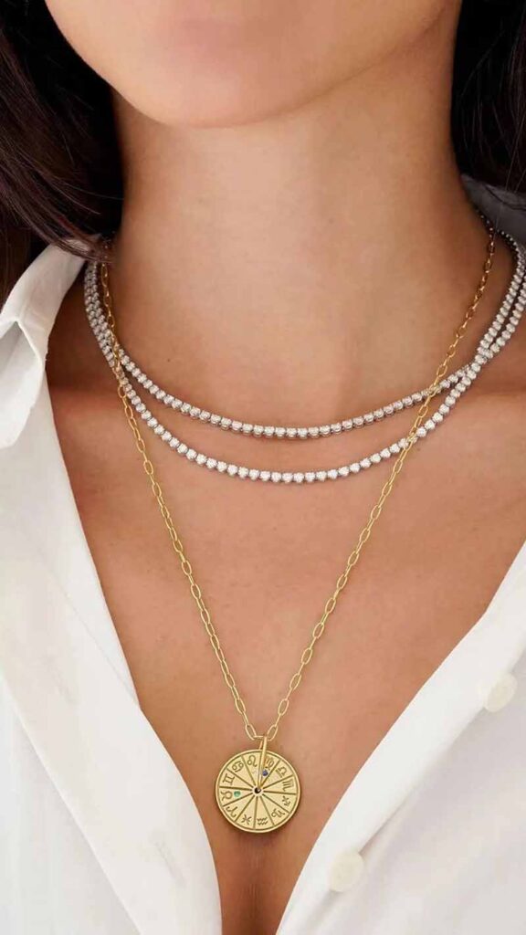 How to wear multiple necklaces ?