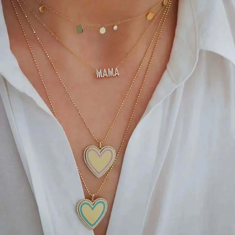 How to wear multiple necklaces ?