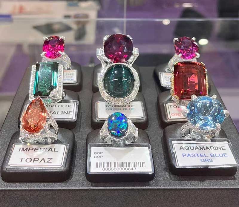 What is semi-precious stone?