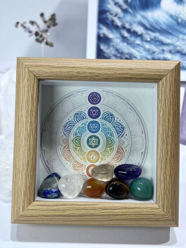 Soul Awakening-Seven Chakras Crystal Frame Painting