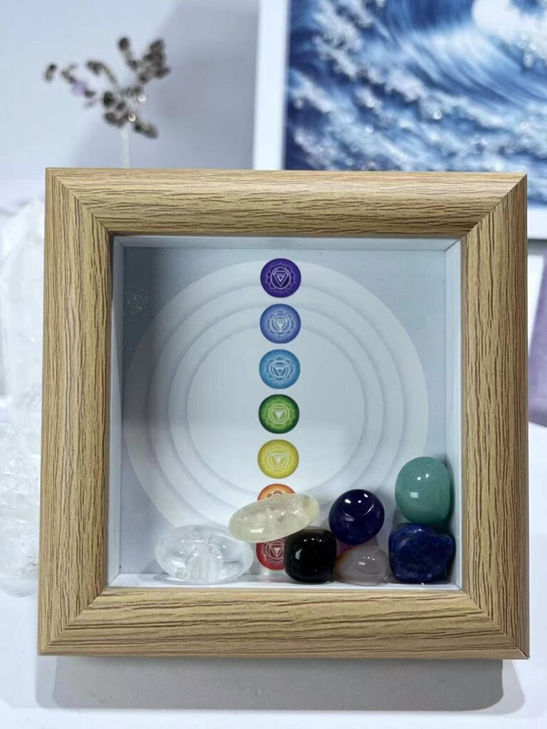 Soul Awakening-Seven Chakras Crystal Frame Painting